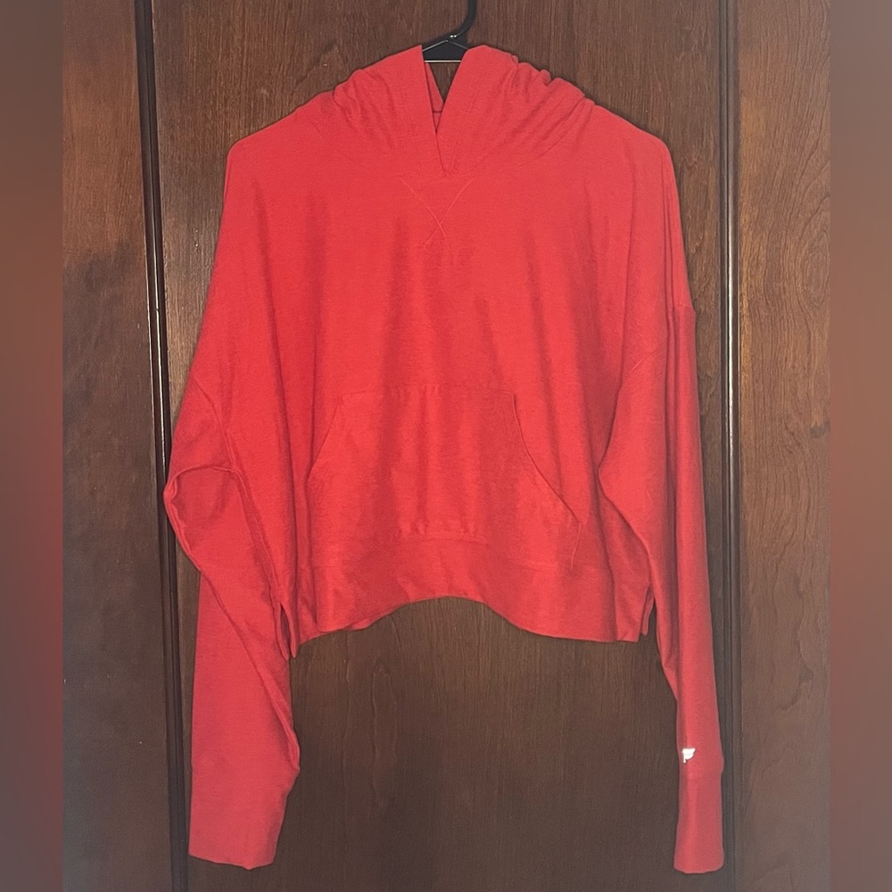 Fabletics Cloud Jersey Cropped Hoodie Size Medium